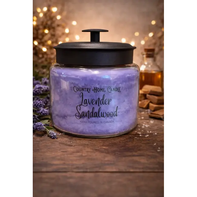 Lavender Sandalwood 3-Wick Candle 48oz