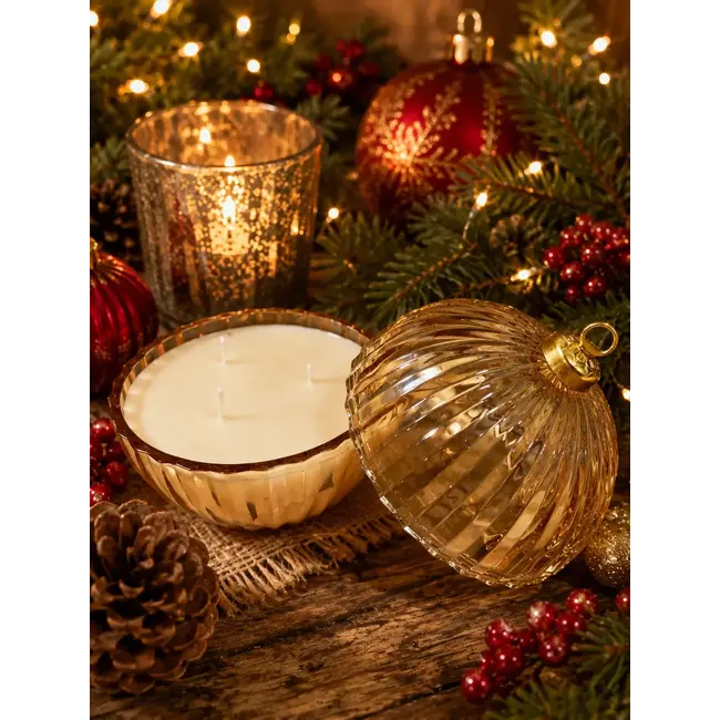 Home for the Holidays 3-Wick Ornament Candle 12oz
