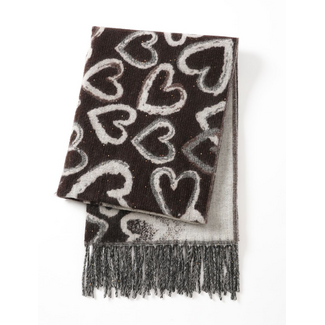 Scarf w/ Hearts