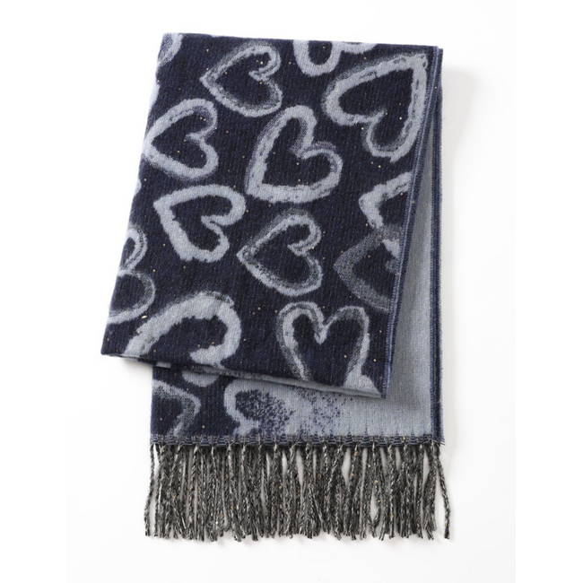 Scarf w/ Hearts