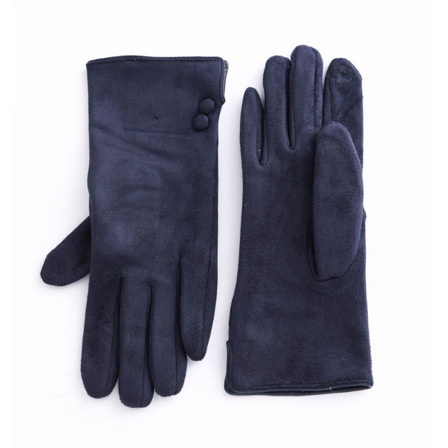 Faux Suede Texting Gloves