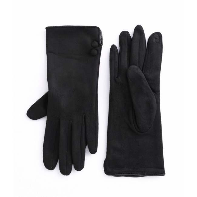 Faux Suede Texting Gloves