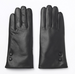 Lambskin Leather Gloves w/ Buttons
