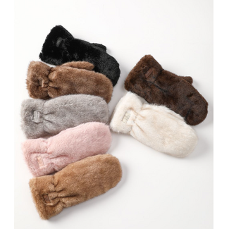 Faux Fur Mittens