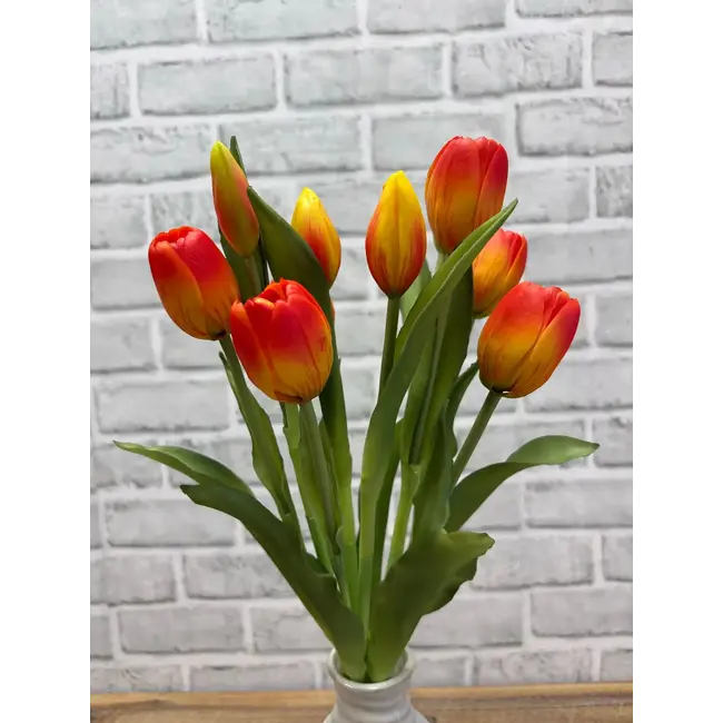 18.5" Fresh Touch Orange Tulip Bundle