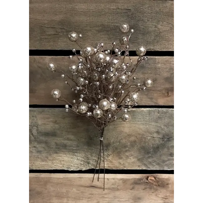 13" Plastic Beaded Pic 3Pc