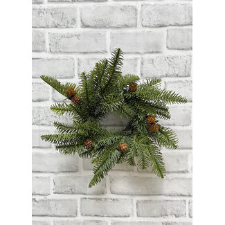 11" Balsam Fir Candle Wreath