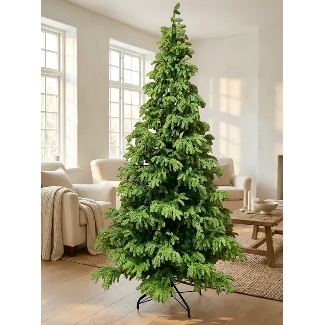 7' Red Spruce Pine Tree w/ Metal Stand
