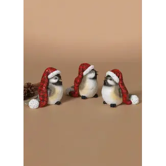 Resin Holiday Winter Bird