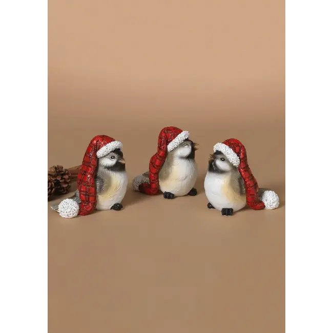 Resin Holiday Winter Bird