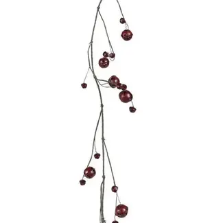 Antique Red Multi Jingle Bell Garland