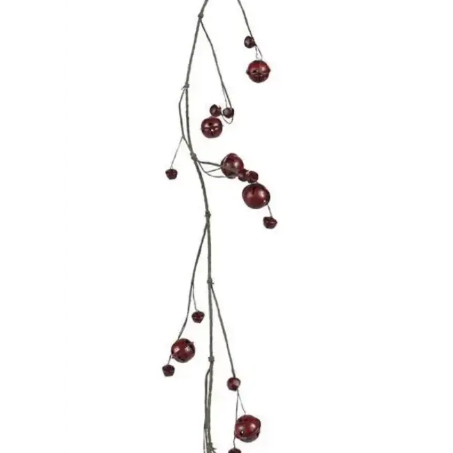 Antique Red Multi Jingle Bell Garland