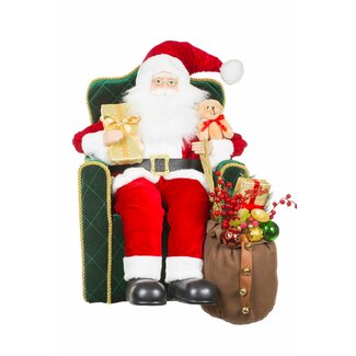 30" Santa in Armchair