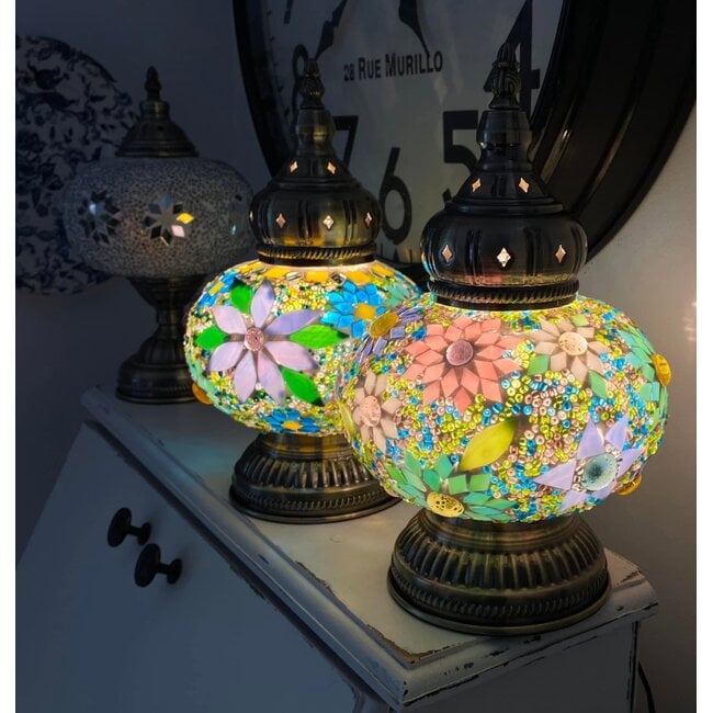 Mosaic Glass Lamp Workshop with Turkish Flaire