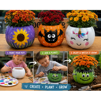 Halloween Kids Paint & Plant Workshop Halloween Kids Paint & Plant Workshop