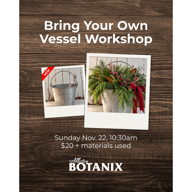 Bring your Vessel Workshop