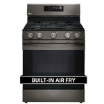 LG LG gas range blk Stainless