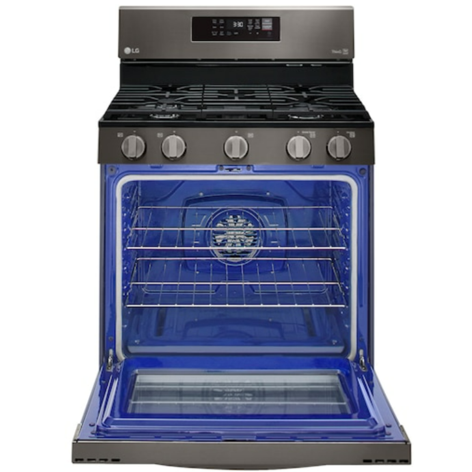 LG LG  gas range blk  Stainless