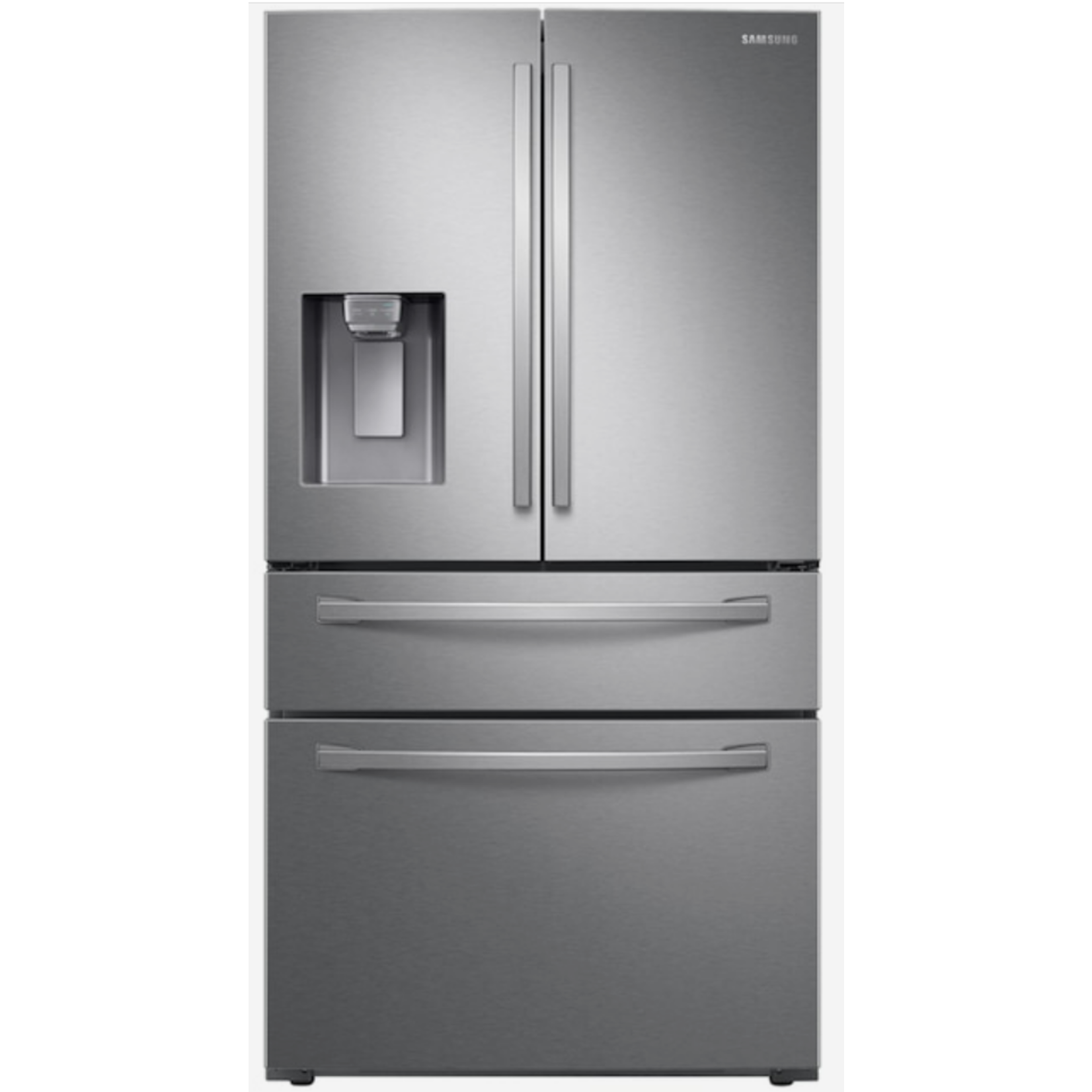 Samsung Samsung 28 cu ft 4-Door French Door Smart Refrigerator Fingerprint Resistant SS