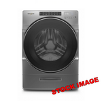 Whirlpool 5.0 cu ft Front-Load Washer w LOAD&GO XL Dispenser CHROME SHADOW Pre-Owned