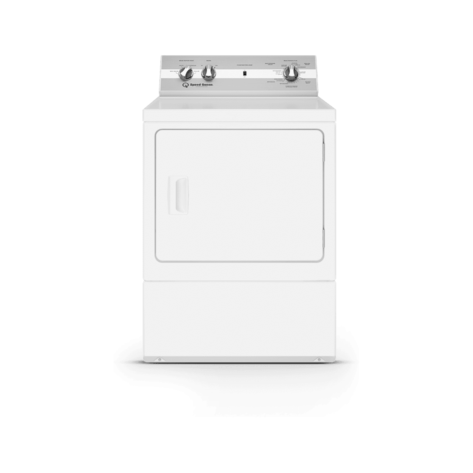 Speed Queen DC5003WE - Speed Queen 7.0 cu ft Sanitizing Electric Dryer SILV