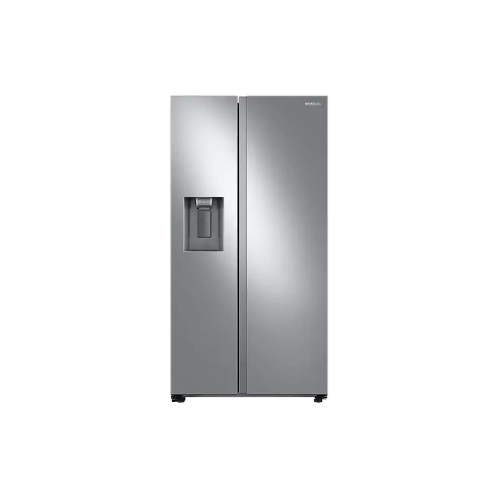 Samsung  22 cu ft Counter Depth Side By Side Refrigerator with Water and Ice in Door SS