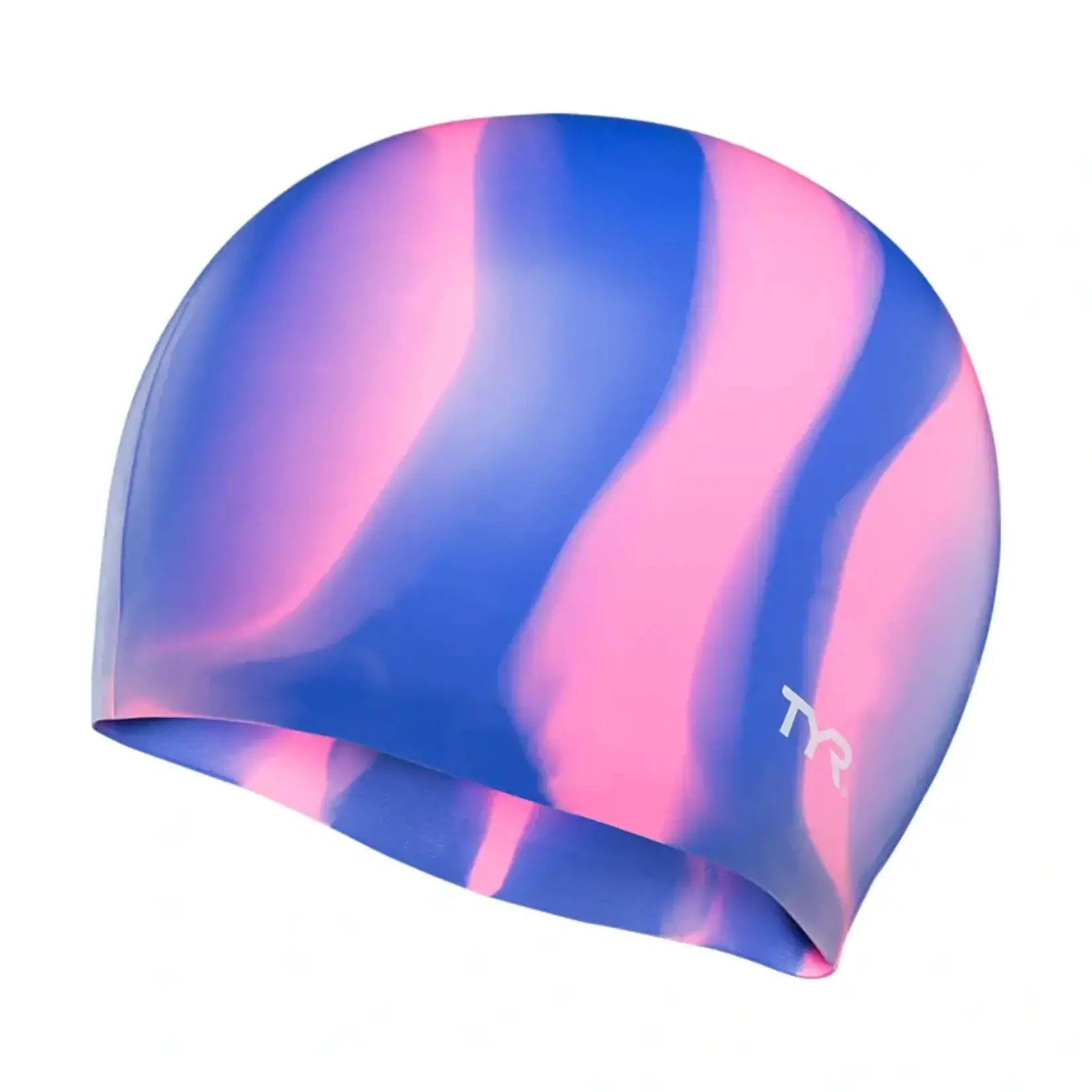 TYR TYR ADULT SILICONE WRINKLE-FREE SWIM CAP - MULTI-COLOR