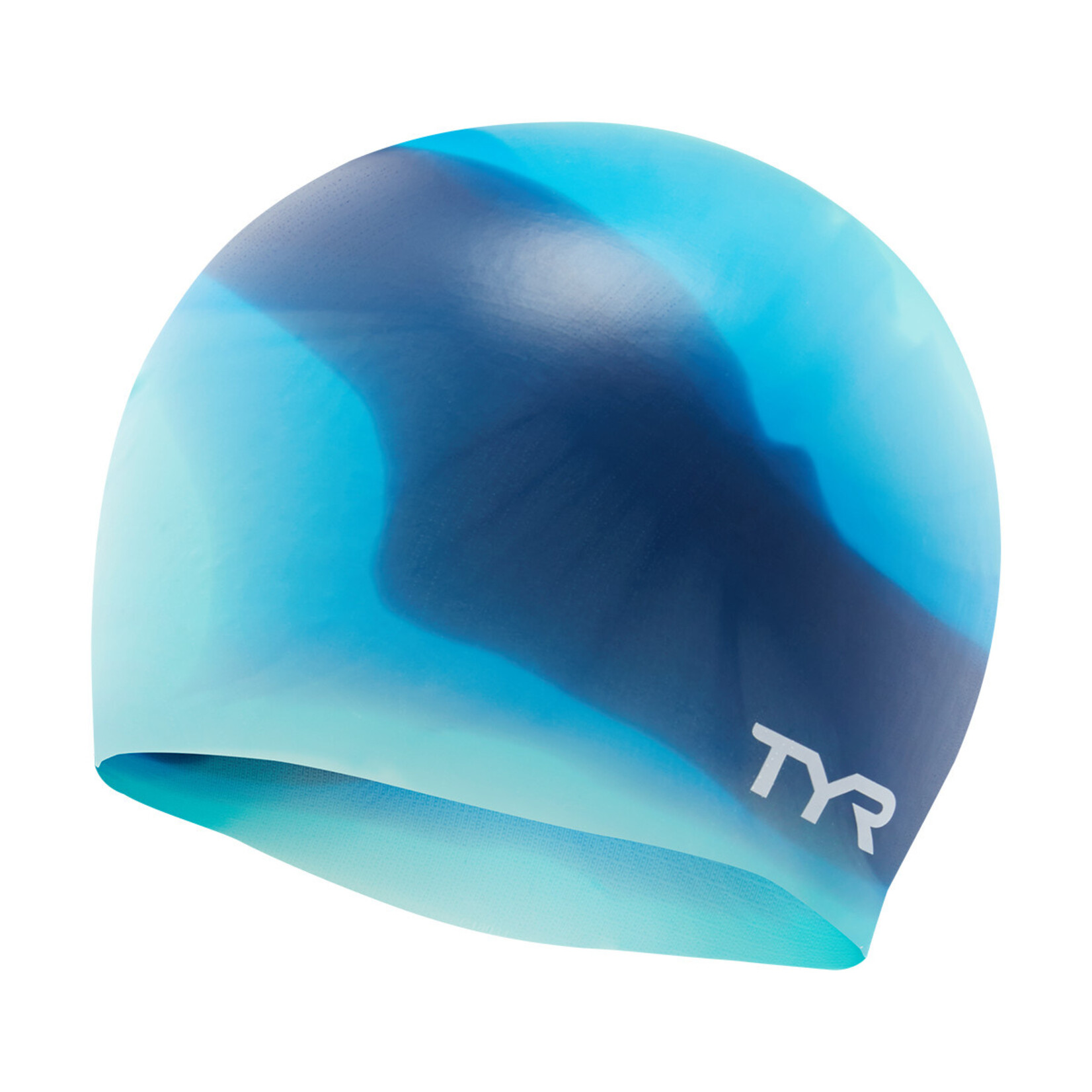 TYR TYR ADULT SILICONE WRINKLE-FREE SWIM CAP - MULTI-COLOR