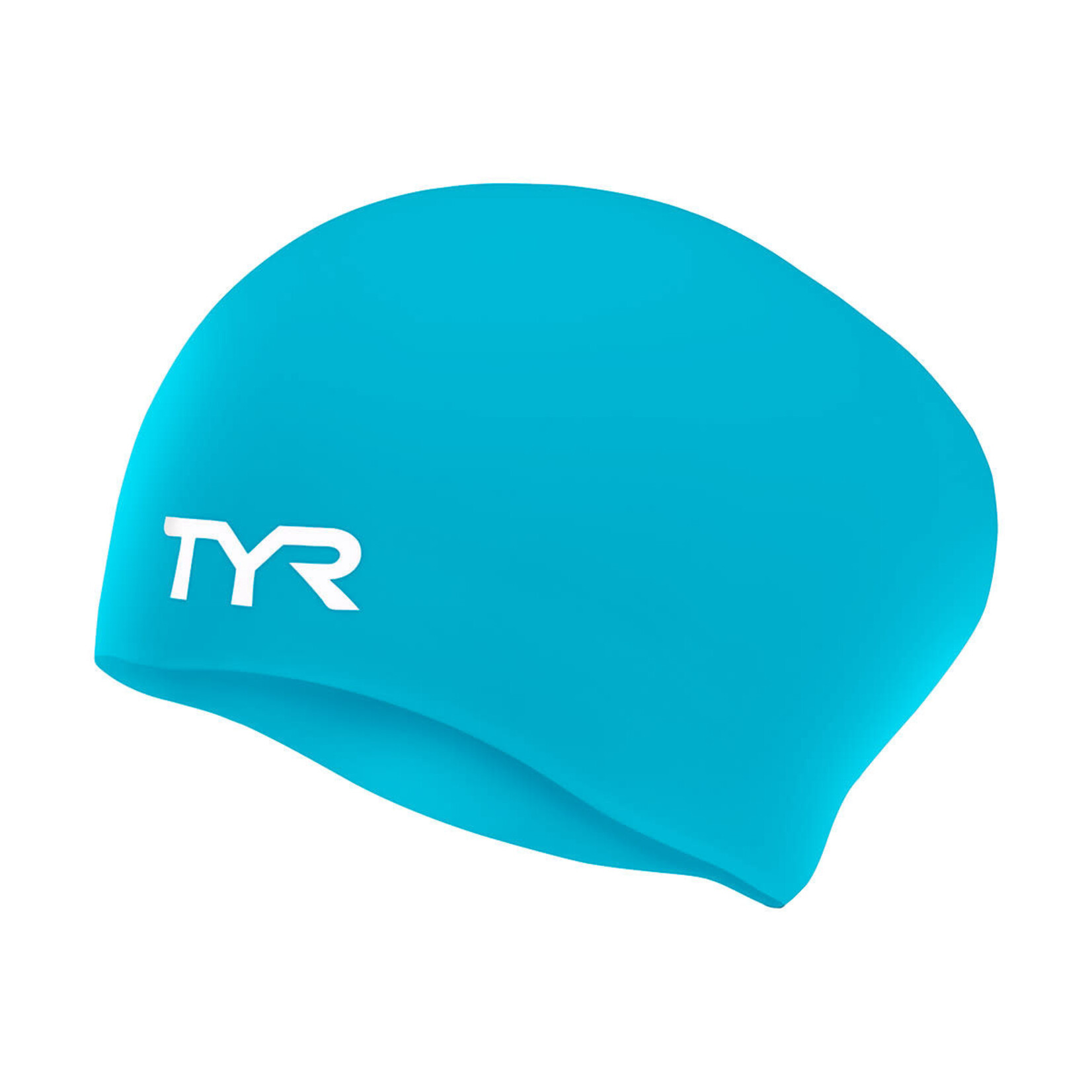 TYR TYR ADULT LONG HAIR SILICONE WRINKLE-FREE SWIM CAP - LIMITED EDITION POOL