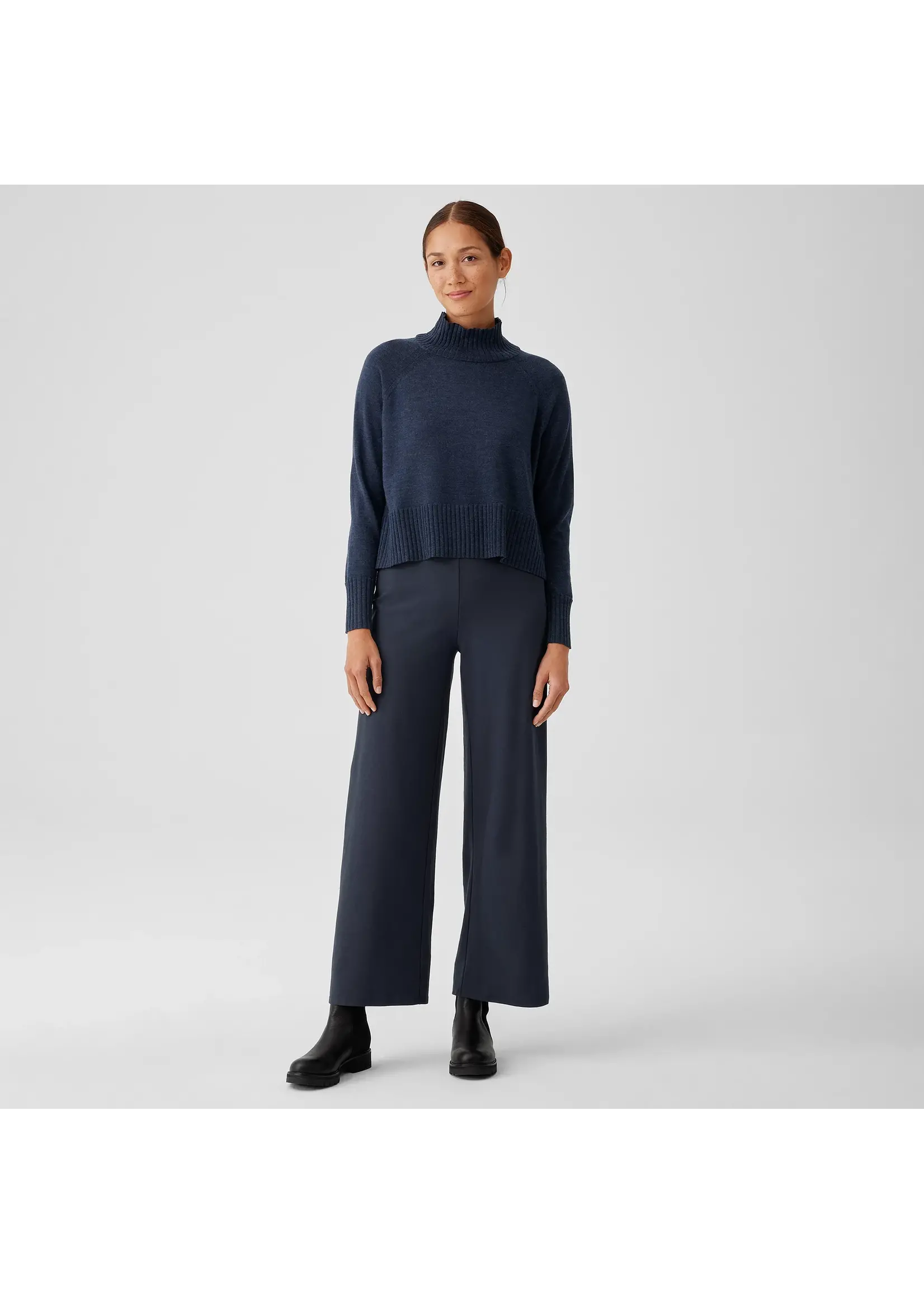 Eileen Fisher W5315M  TURTLENECK SWEATER