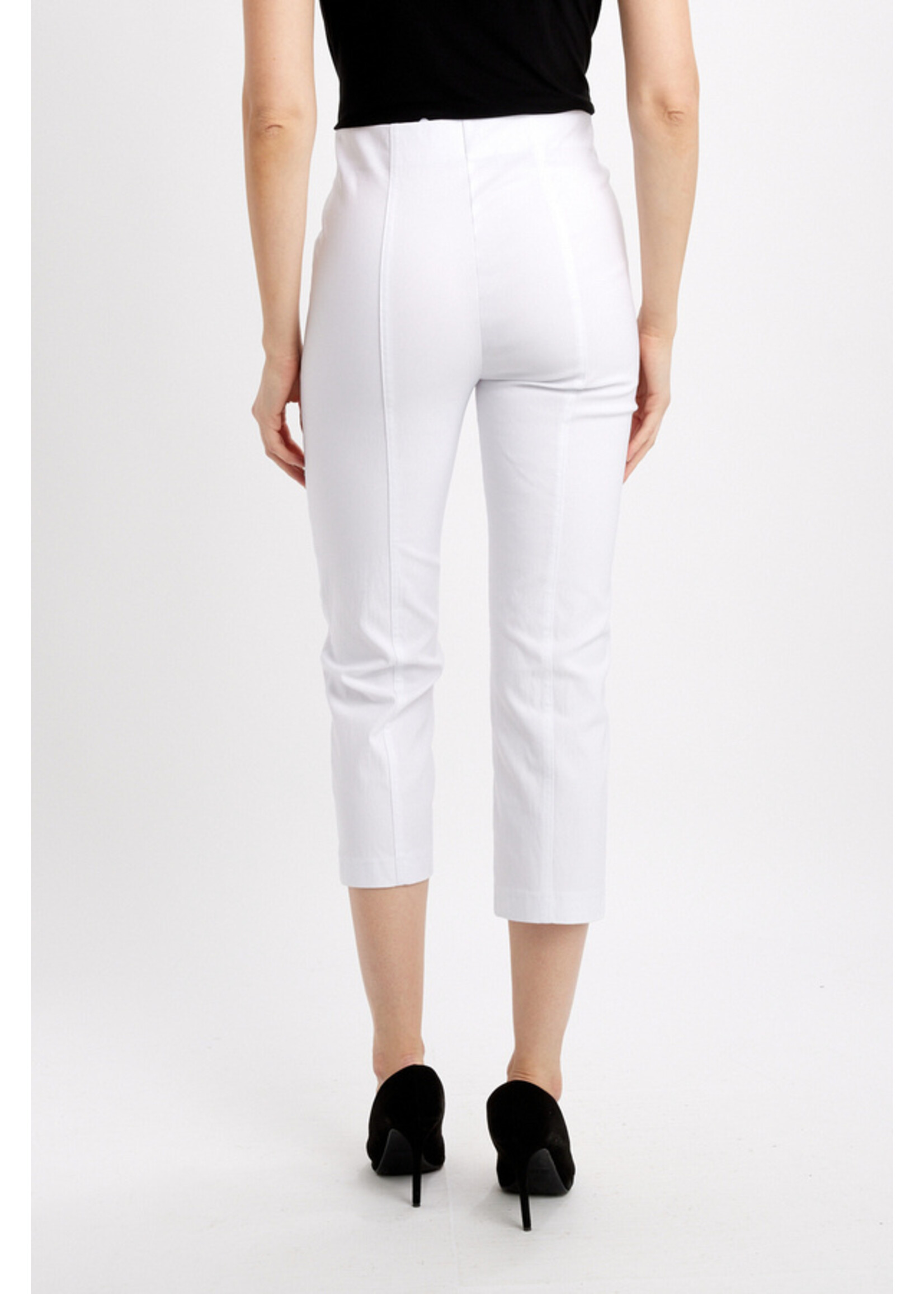 Multi-Pocket Straight Leg Cropped Trousers By Joseph Ribkoff