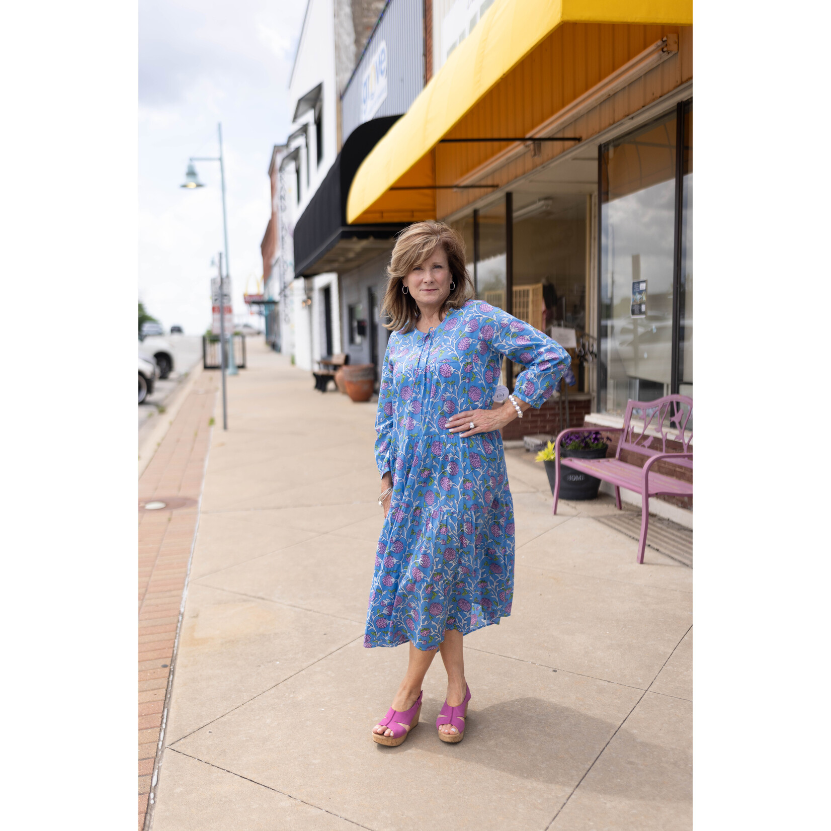 Ainsley Blue Maxi Dress