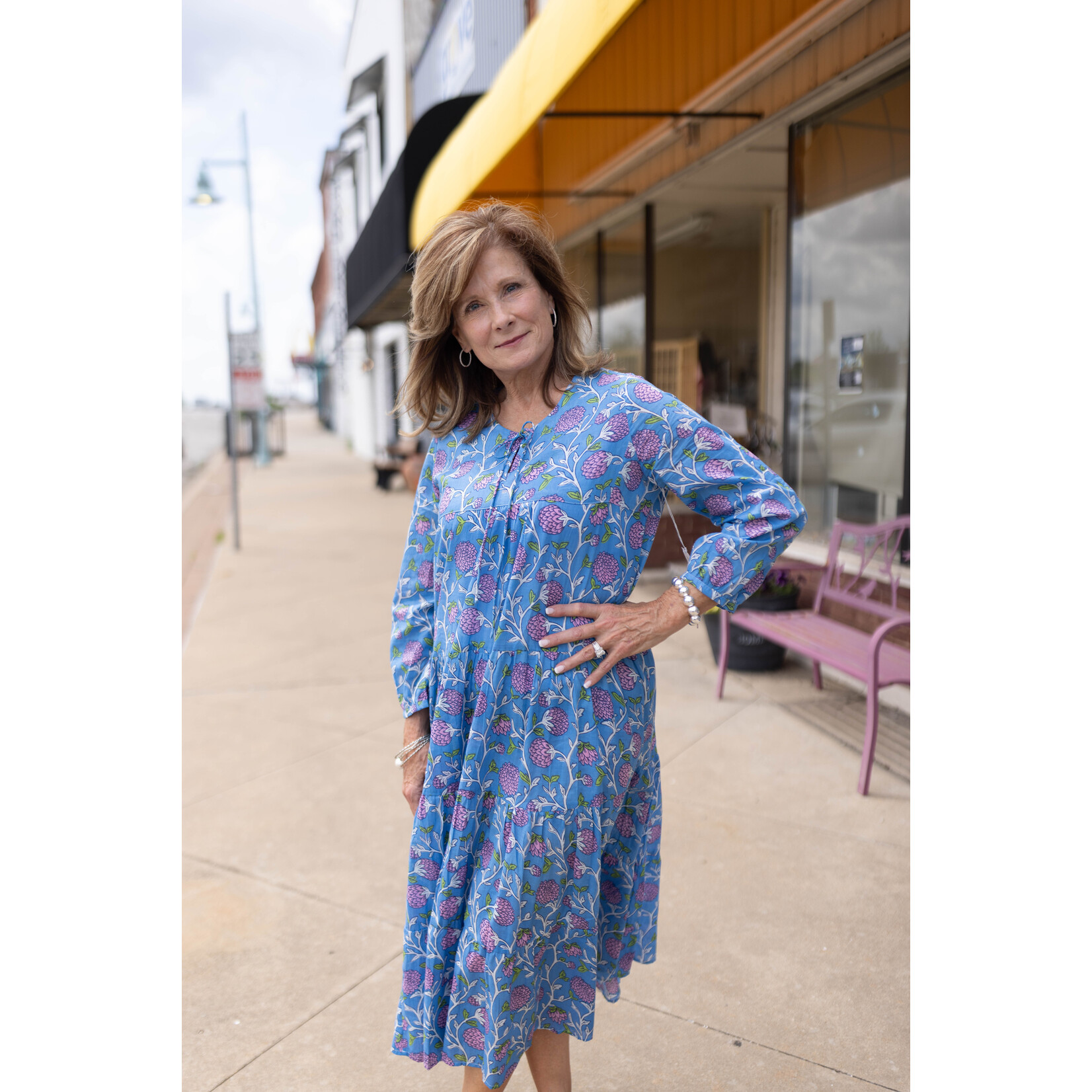 Ainsley Blue Maxi Dress