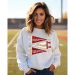 Oklahoma Pennants Adult Crewneck Pullover