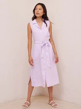 Sleeveless Linen Shirt Dress from Bella Dahl Weavers Lawrence