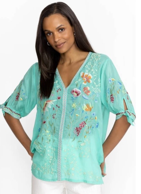 Cosette Blouse - Weavers Lawrence