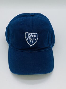 Smathers & Branson KU Rock Chalk Shield Cotton Twill Cap