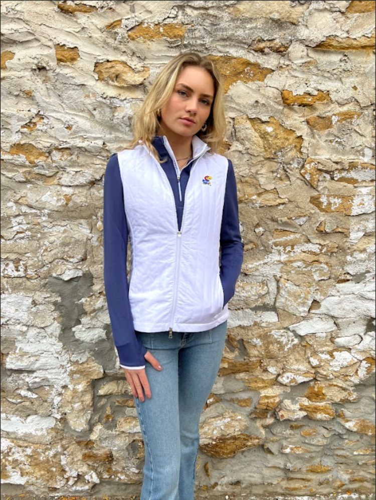 EP NY KU Vertical Quilted Vest