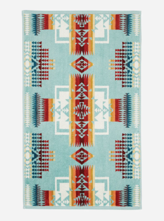 Pendleton Woolen Mills - Your favorite Pendleton patterns are also  available in bath towels. Mix or match colors and patterns for an instant  bathroom refresh. (Pictured here: Chief Joseph Aqua, Spider Rock