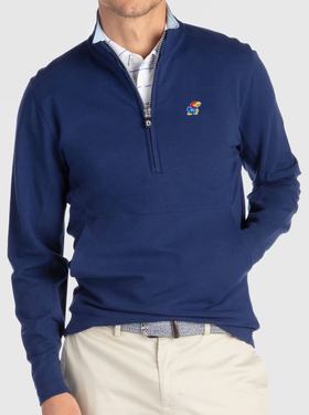 KU Russel Qtr Zip - Weavers Lawrence