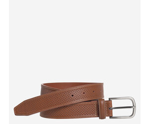 Soft Perforated Leather Belt 75 8076 Weavers Lawrence