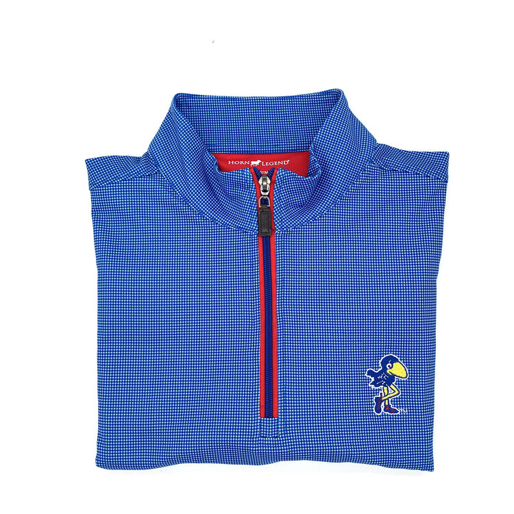 Horn Legend Evans 1912 Minicheck Contrast Zip Pullover