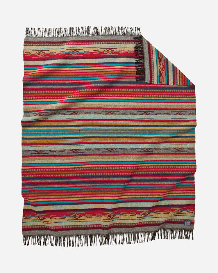 Pendleton Fringed Wool Throw 60x62