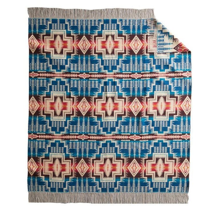Pendleton Fringed Wool Throw 60x62
