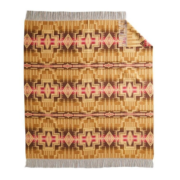 Pendleton Fringed Wool Throw 60x62