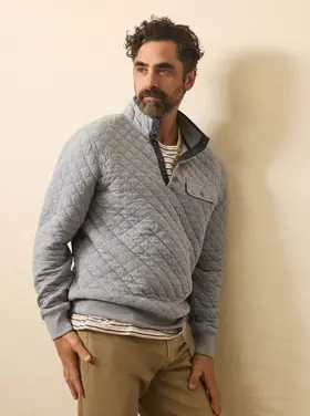 Faherty Brand Epic Quilted Fleece Pullover