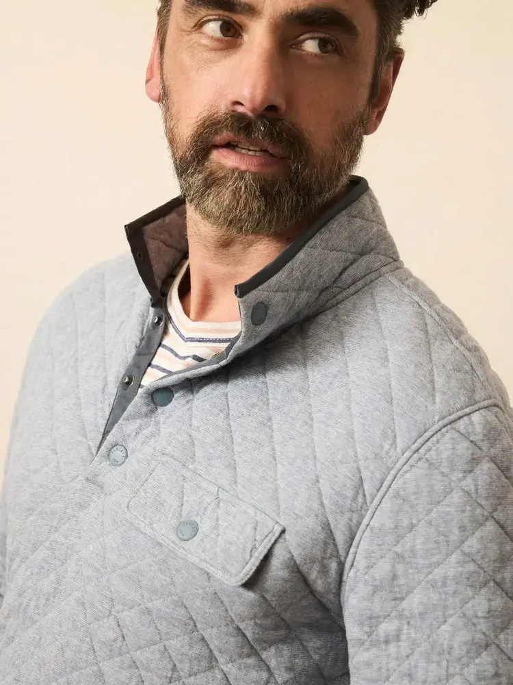 Faherty Brand Epic Quilted Fleece Pullover