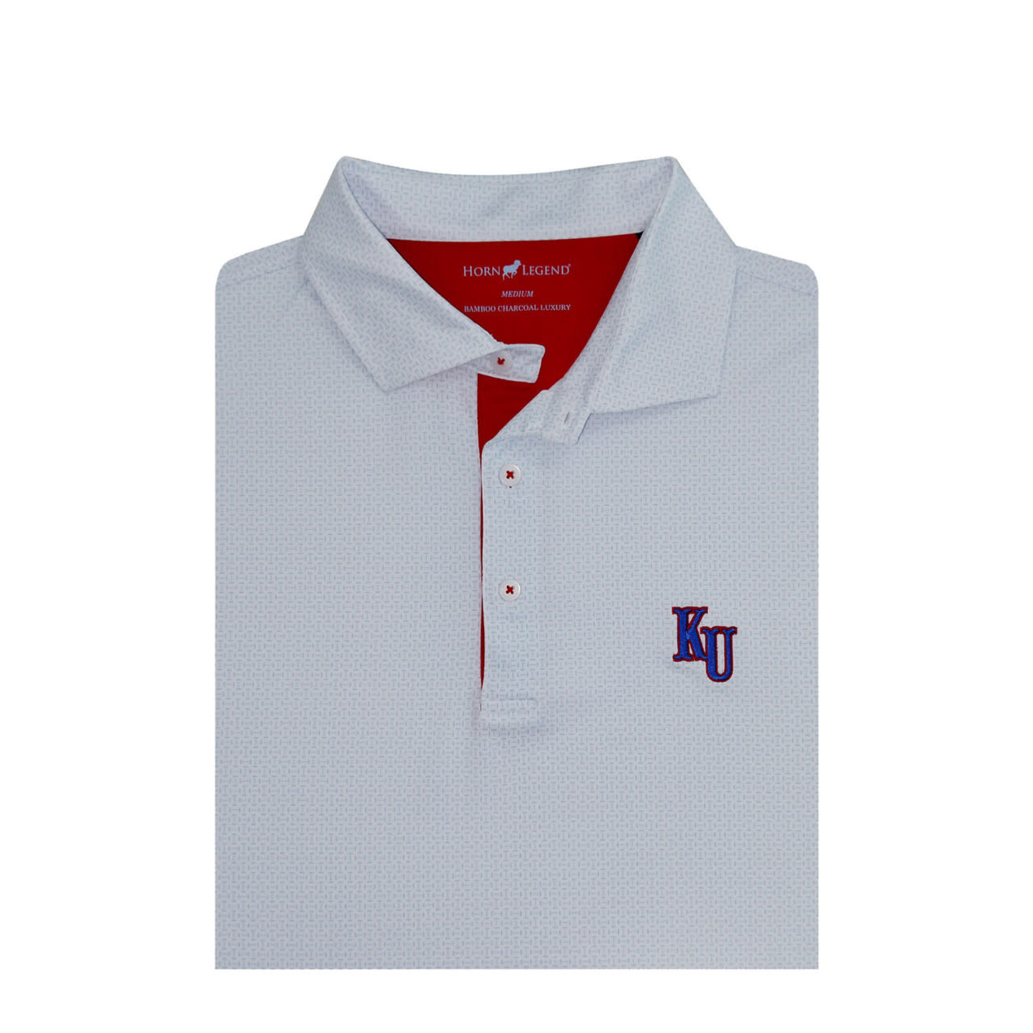 KU Circ Logo Booth Polo - Weavers Lawrence display picture 2