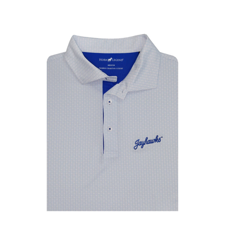Horn Legend Kansas Jayhawks Script Polo