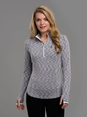 Zero Restriction KU Shae Zip Mock Neck Pullover